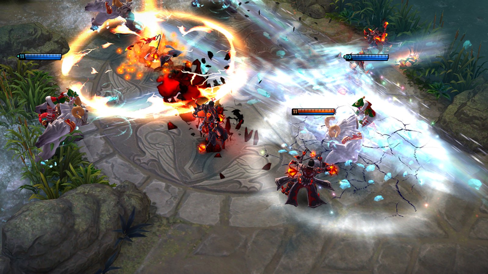 A screenshot of one of the best MOBA's Vainglory