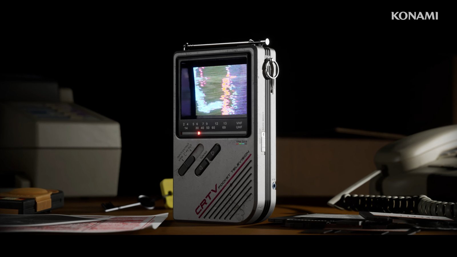 Silent Hill: Townfall still of a radio monitor sitting on a desk