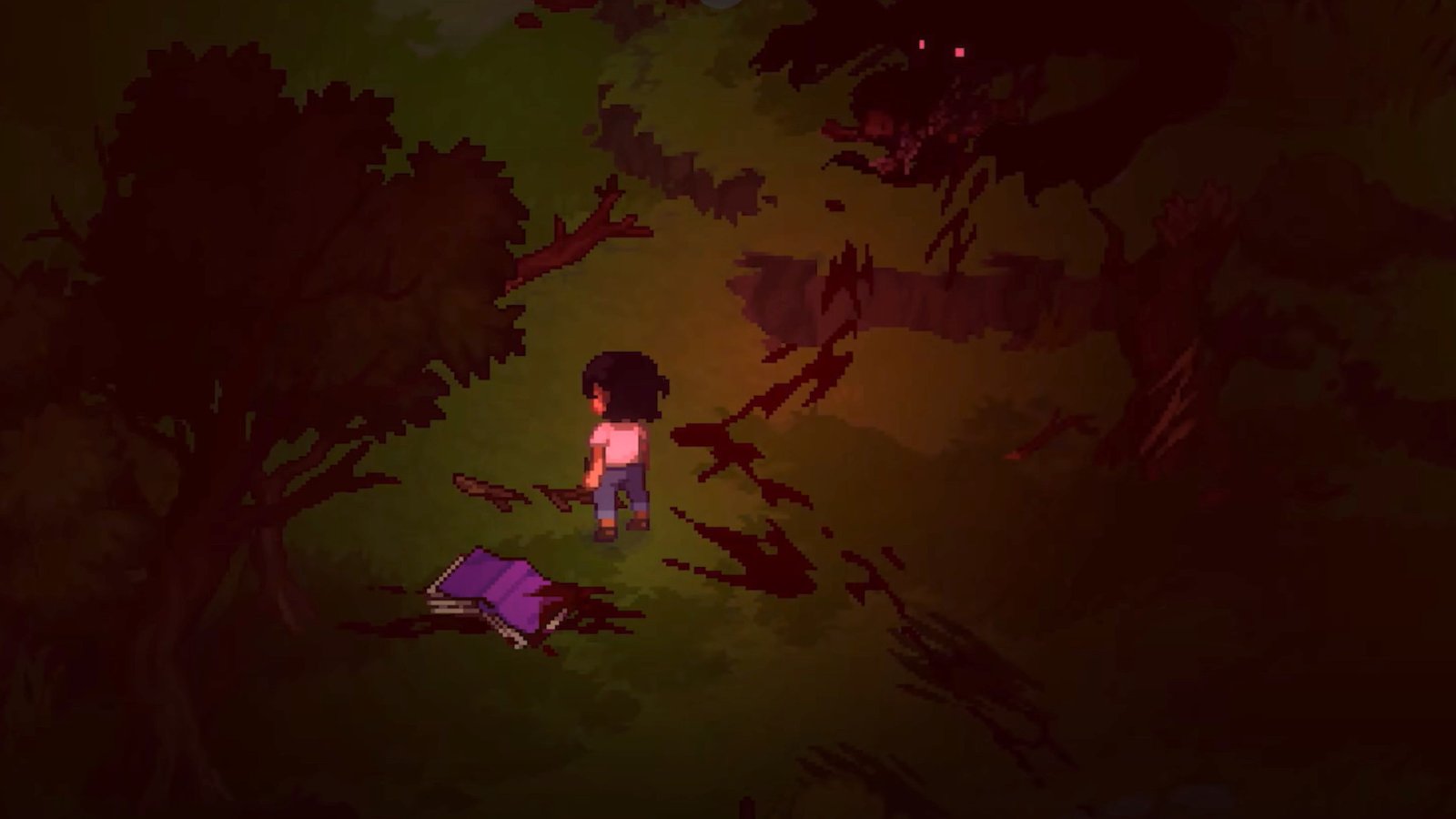 A screenshot of the trailer for the upcoming horror game, Grave Seasons