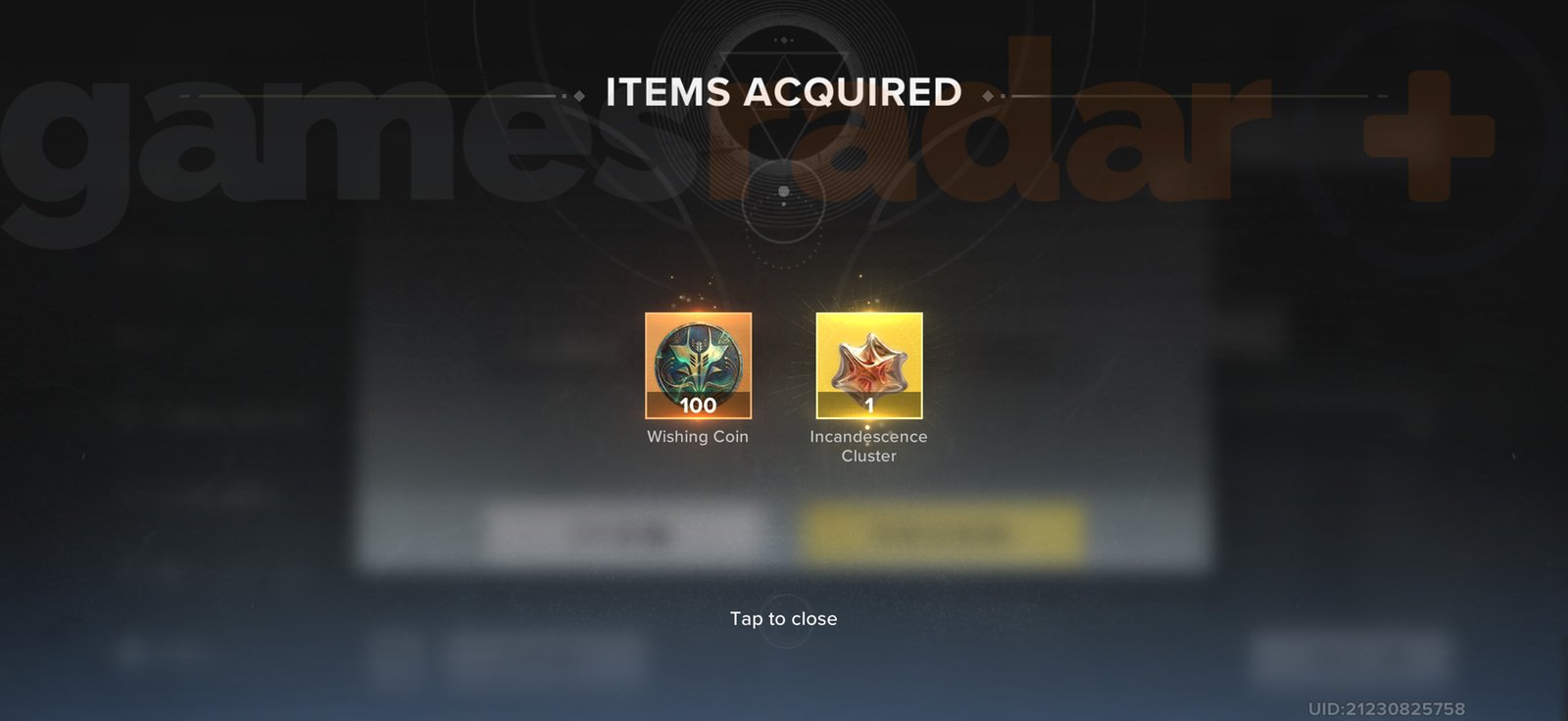 Redeeming one of the Destiny Rising codes for rewards