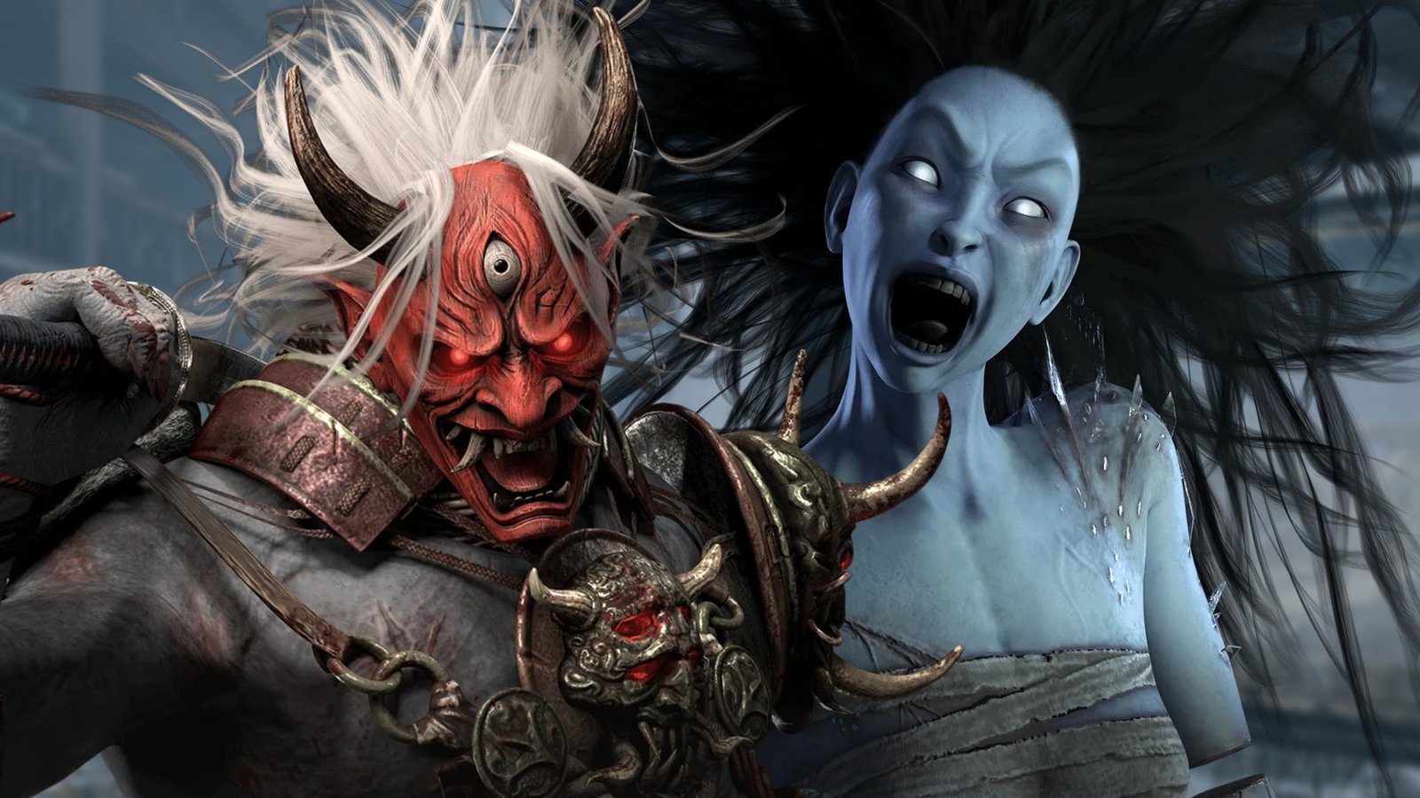 The Oni and The Spirit, two of the DBD 2v8 killers.
