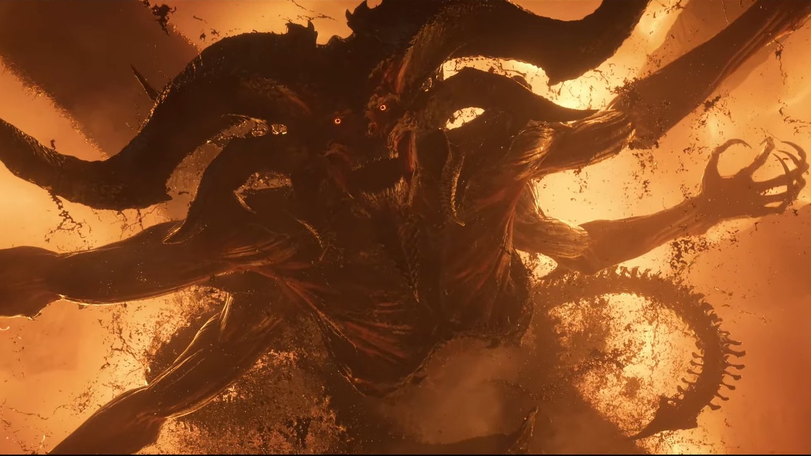 Diablo 4 Lord of Hatred demon in lava