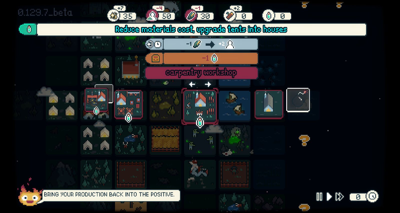 Dawnfolk strategy game grid