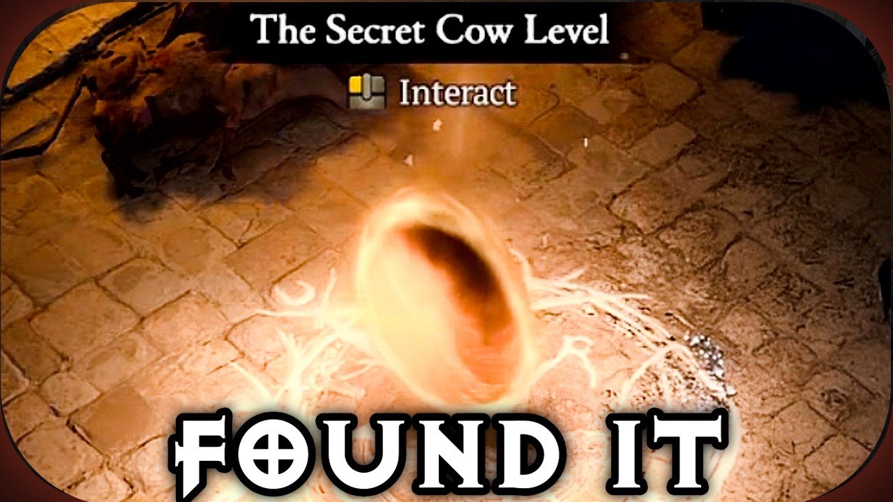I FOUND Diablo 4’s Secret Cow Level (Full Guide) - YouTube