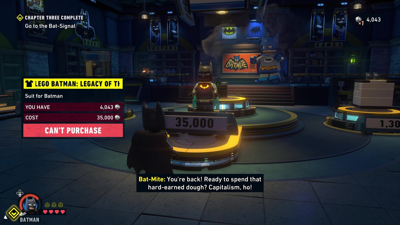 How to unlock new costumes in Lego Batman Legacy